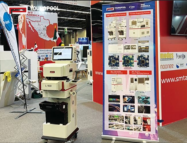 Youngpool Technology Shines at SMTA MEXICO Exhibition, L-900 Splicing System Gains Attention